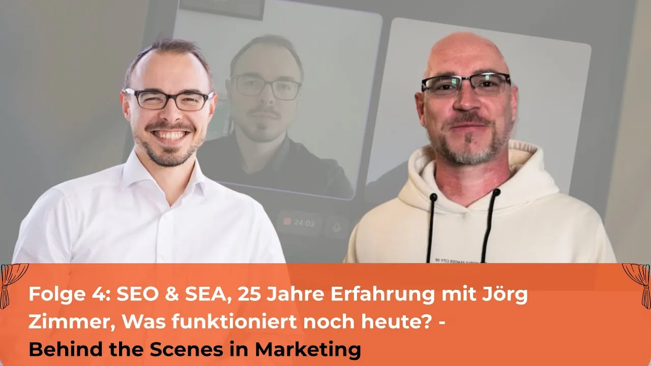 Vorschau für Video: Folge 4: SEO vs. Google Ads: Was funktioniert 2025 noch? Klartext mit Jörg Zimmer