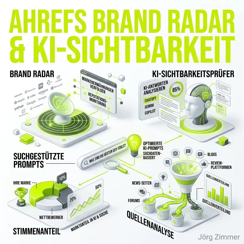 Ahrefs Brand Radar und KI-Sichtbarkeit