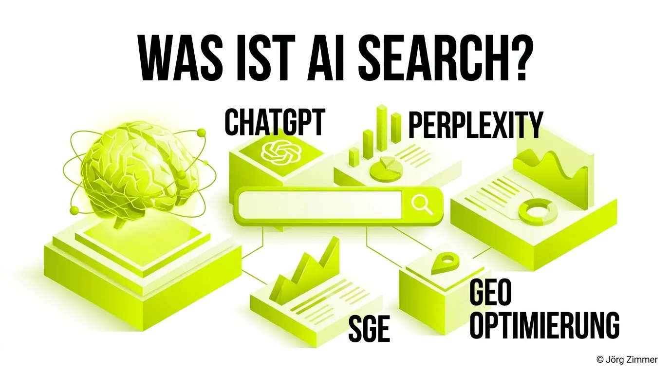 Was ist AI Search? Übersicht zu ChatGPT, Perplexity, SGE und GEO Optimierung