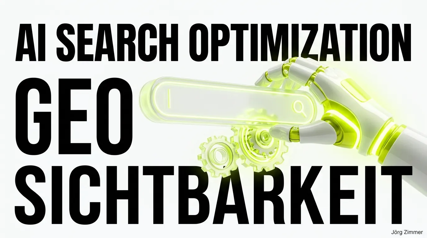 AI Search Optimization und GEO - Sichtbarkeit optimieren