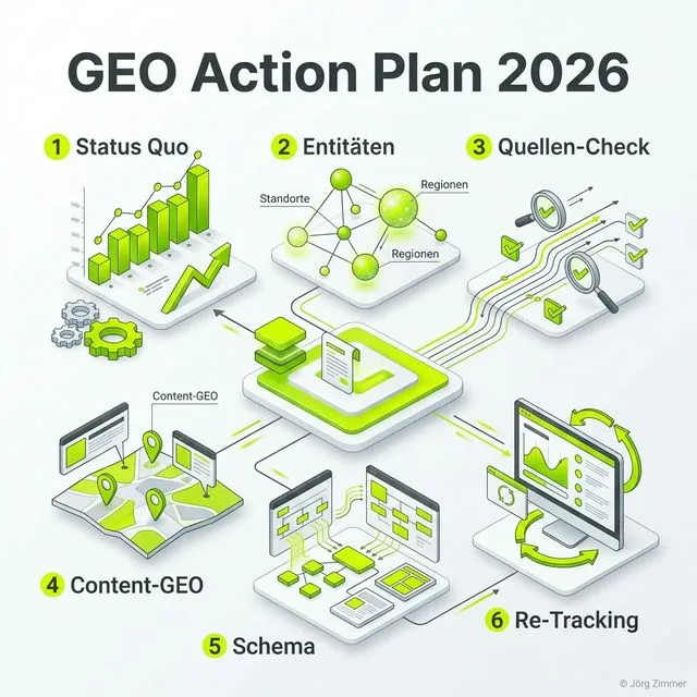 GEO Action Plan 2026 - Schritt für Schritt zur Sichtbarkeit in der KI-Suche