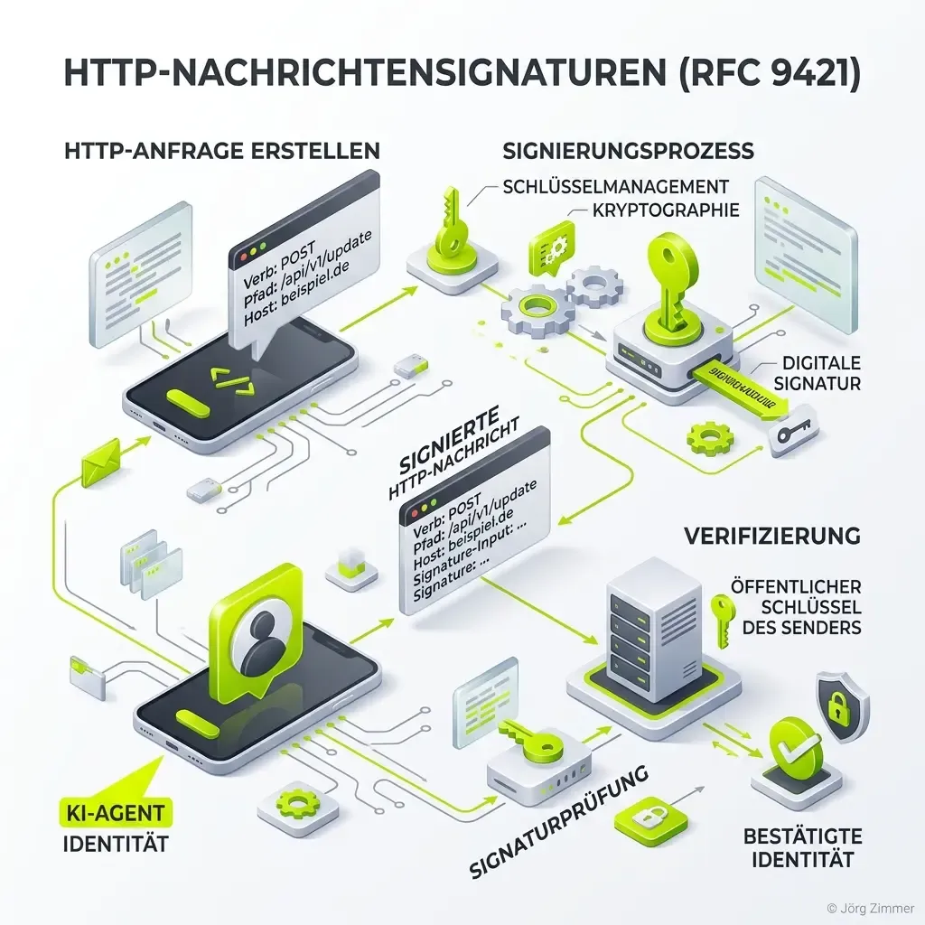 HTTP Message Signatures (RFC 9421): Kugelsichere A2A-Kommunikation 2026