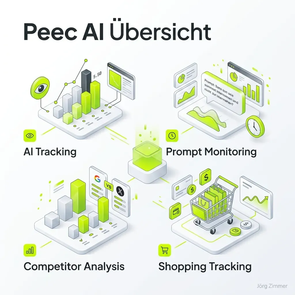 Peec AI Übersicht - AI Tracking und Prompt Monitoring