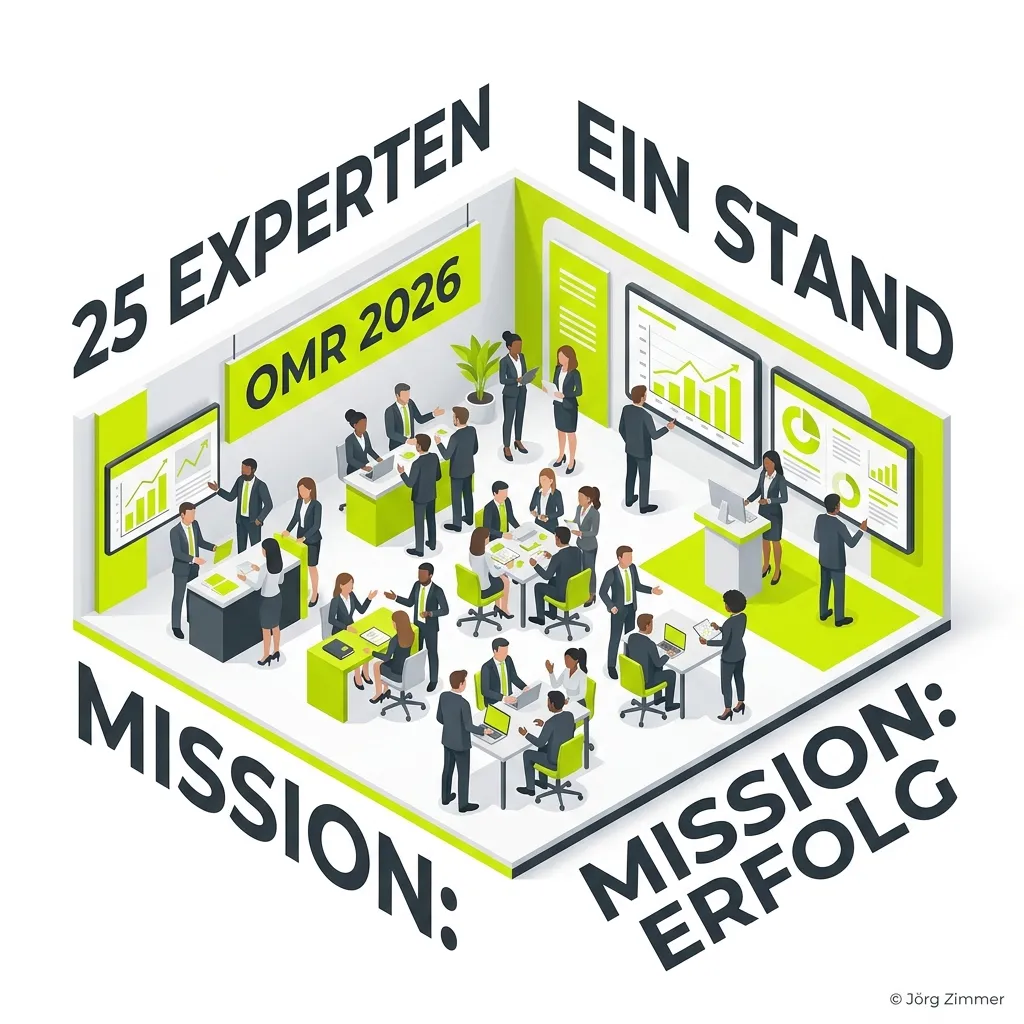 Mission OMR 2026: 25 Experten, ein Stand