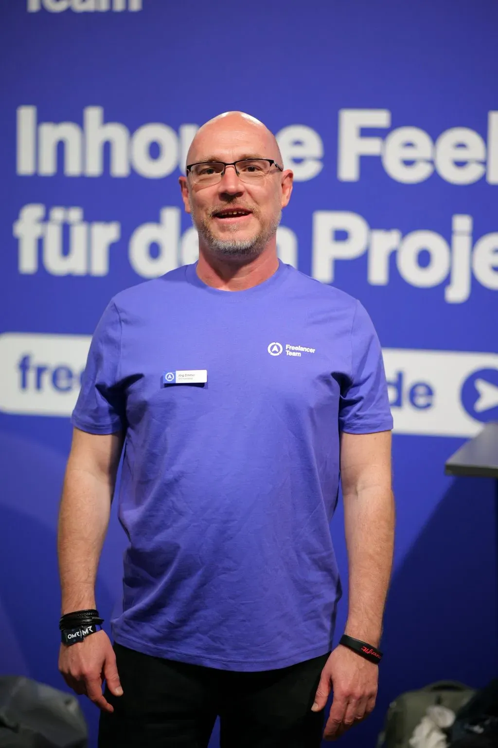 Jörg Zimmer auf der OMR mit dem Freelancer Team