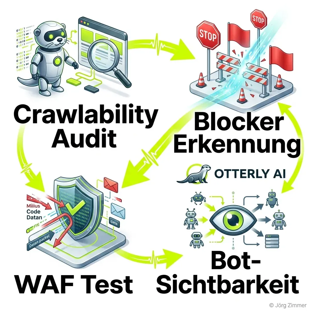 Otterly AI Crawlability Audit und Blocker Erkennung