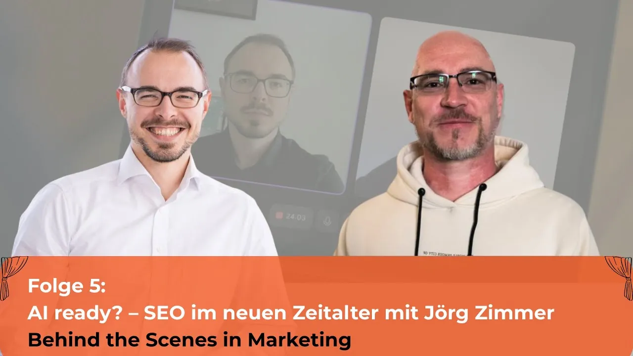 Vorschau für Video: Folge 5: Was ist dran an AI SEO oder GEO? Mit SEO Experten Jörg Zimmer