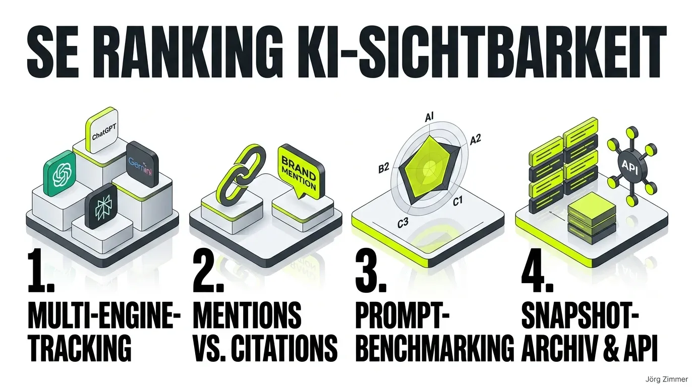 SE Ranking KI-Sichtbarkeit Matrix