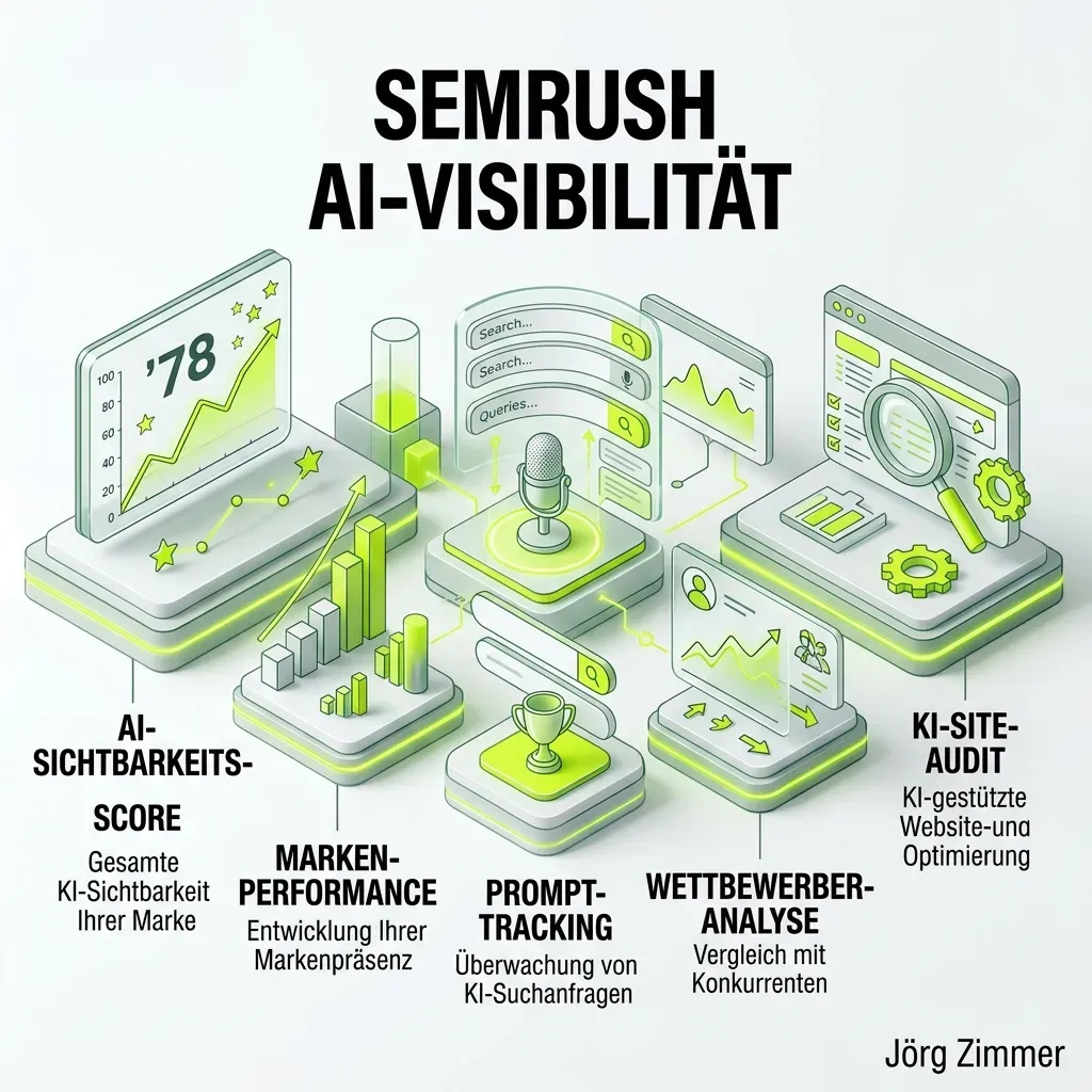 Semrush AI Visibility Score und Prompt Tracking