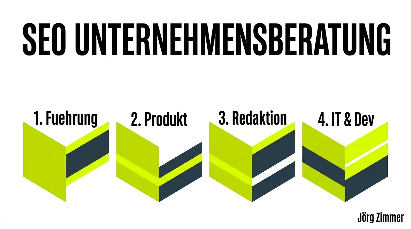 4 Säulen der SEO Unternehmensberatung