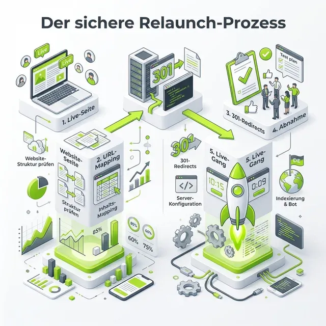 Website Relaunch ohne Ranking-Verlust: Die 25-Punkte-Checkliste aus 25 Jahren SEO