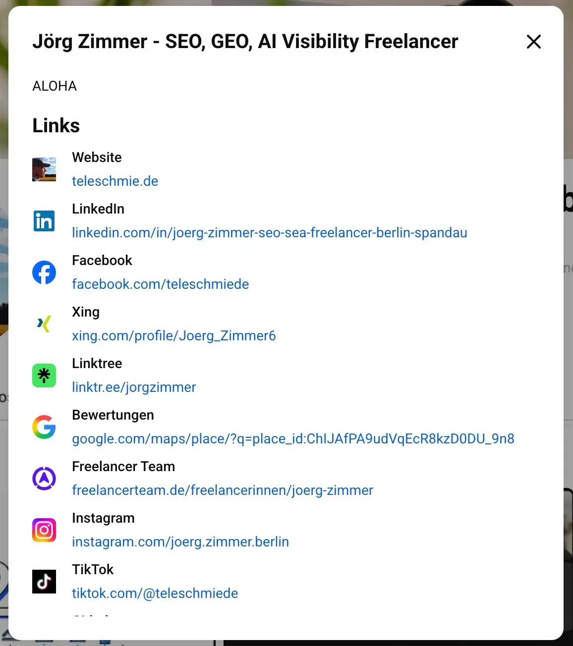 YouTube Channel Link Einstellungen für SEO